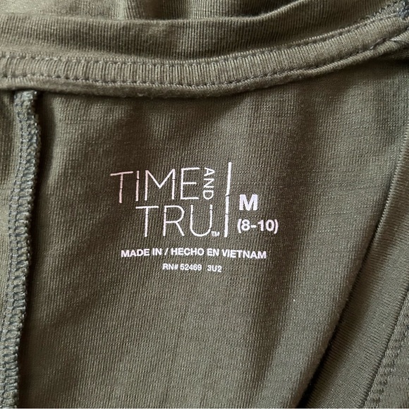 NWOT Time and Tru Women's Green Tank Top - Picture 5 of 5